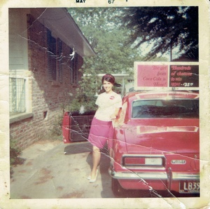Carol as the Girl from Coke in 1967